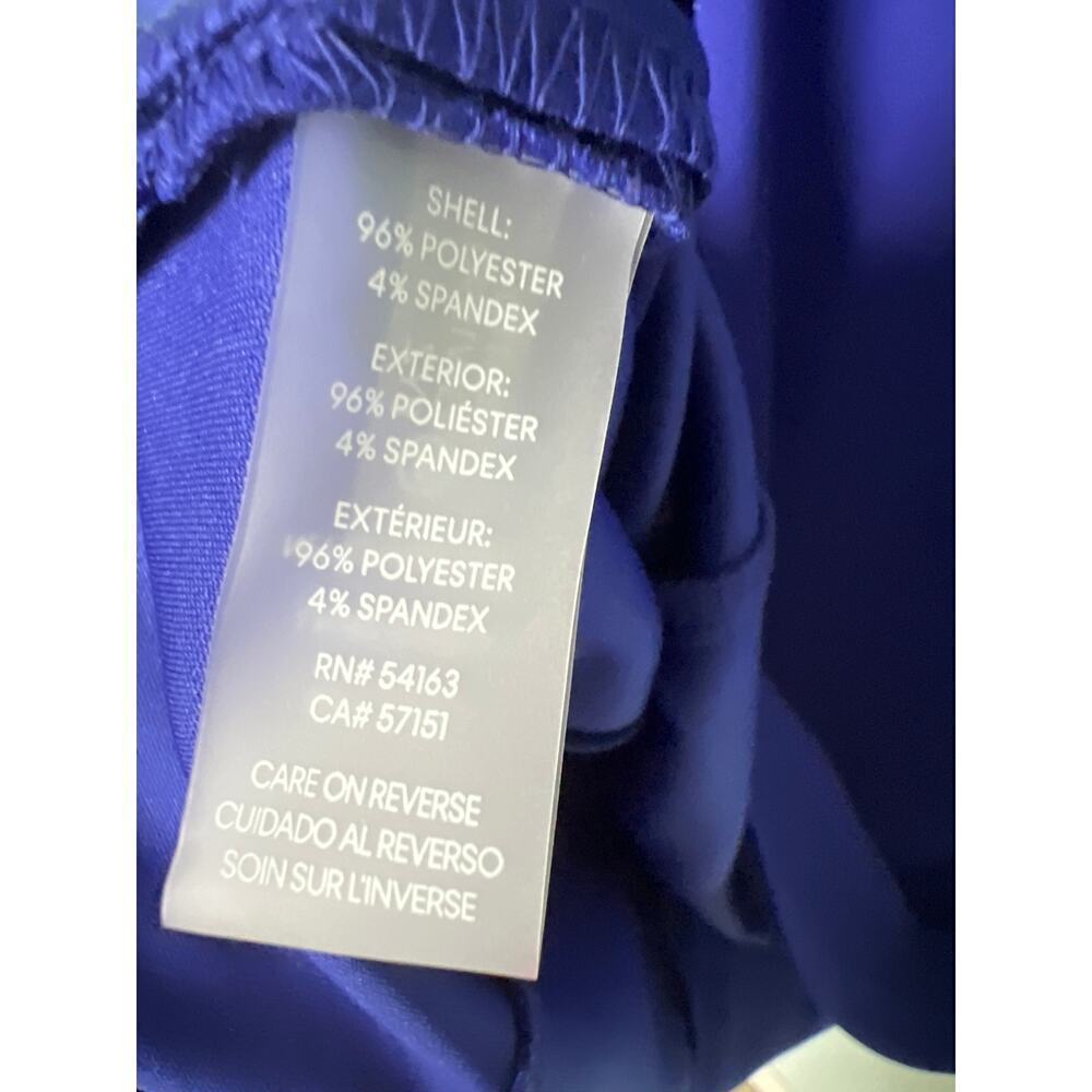 Calvin Klein: Royal Blue A Line Women’s short Sleeve Dress Size 22 - Picture 4 of 8